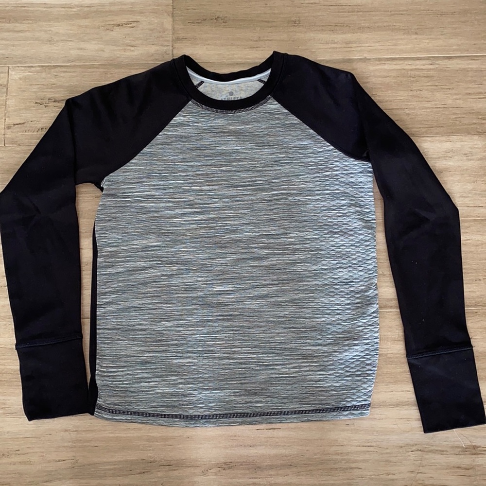 Athleta long-sleeve workout top